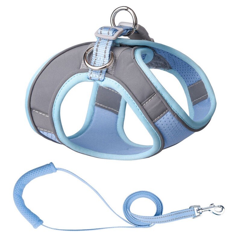 Summer Dog Harnesses Vest Leash Set