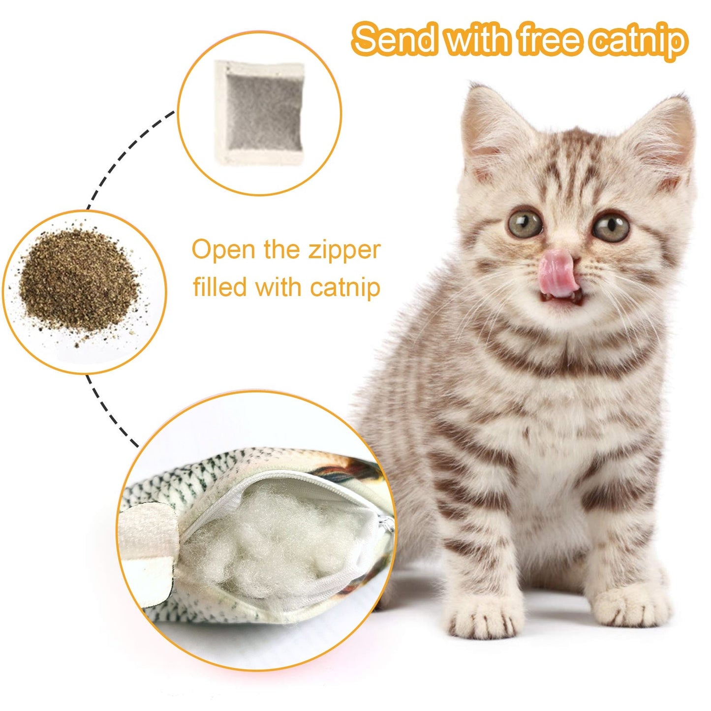 Floppy Fish Cat Toy