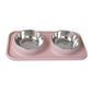 Anti-skidding Pet Dog Double Bowl