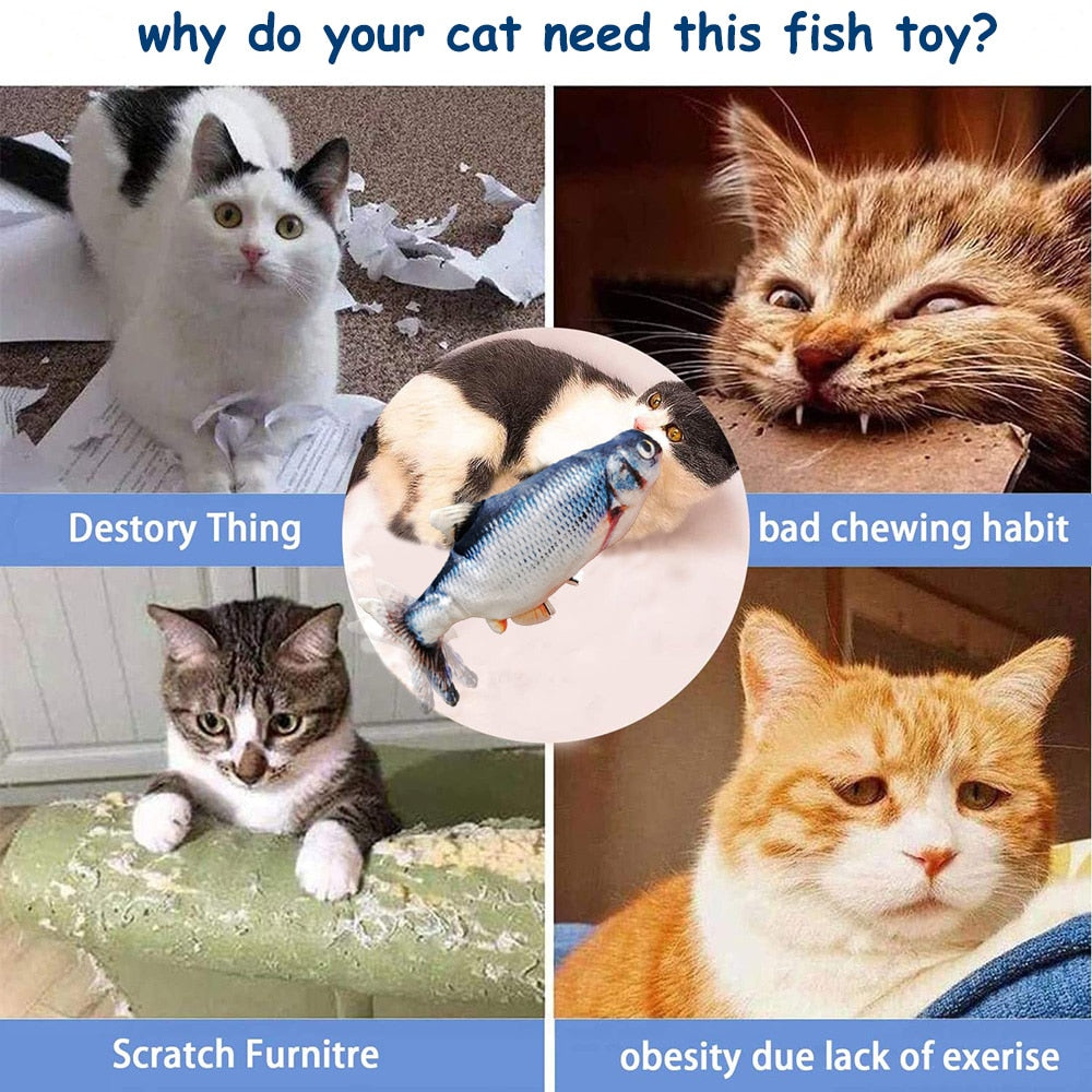 Floppy Fish Cat Toy