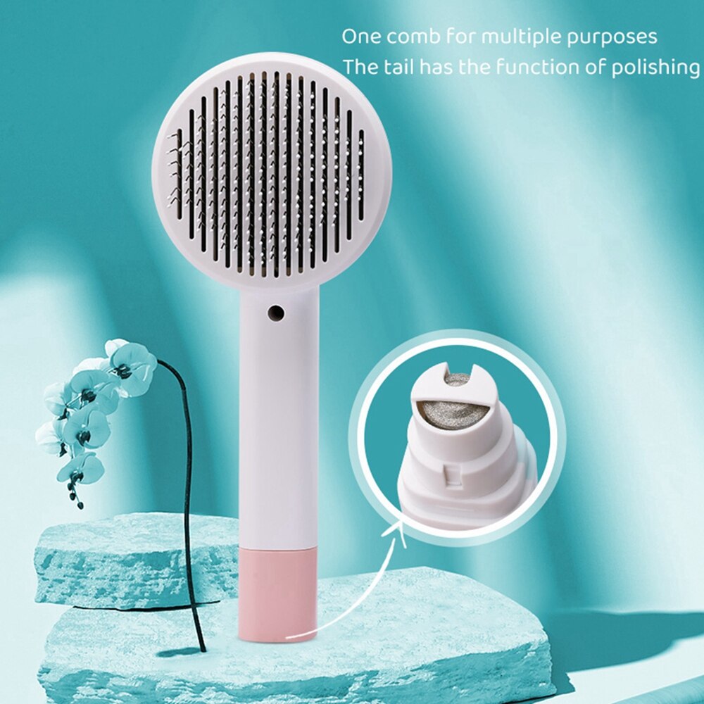 Pet Dog Grooming Brush & Nail Grinder