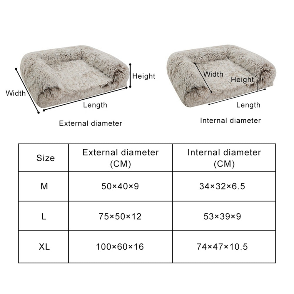 Winter Pet Dog Sofa Bed