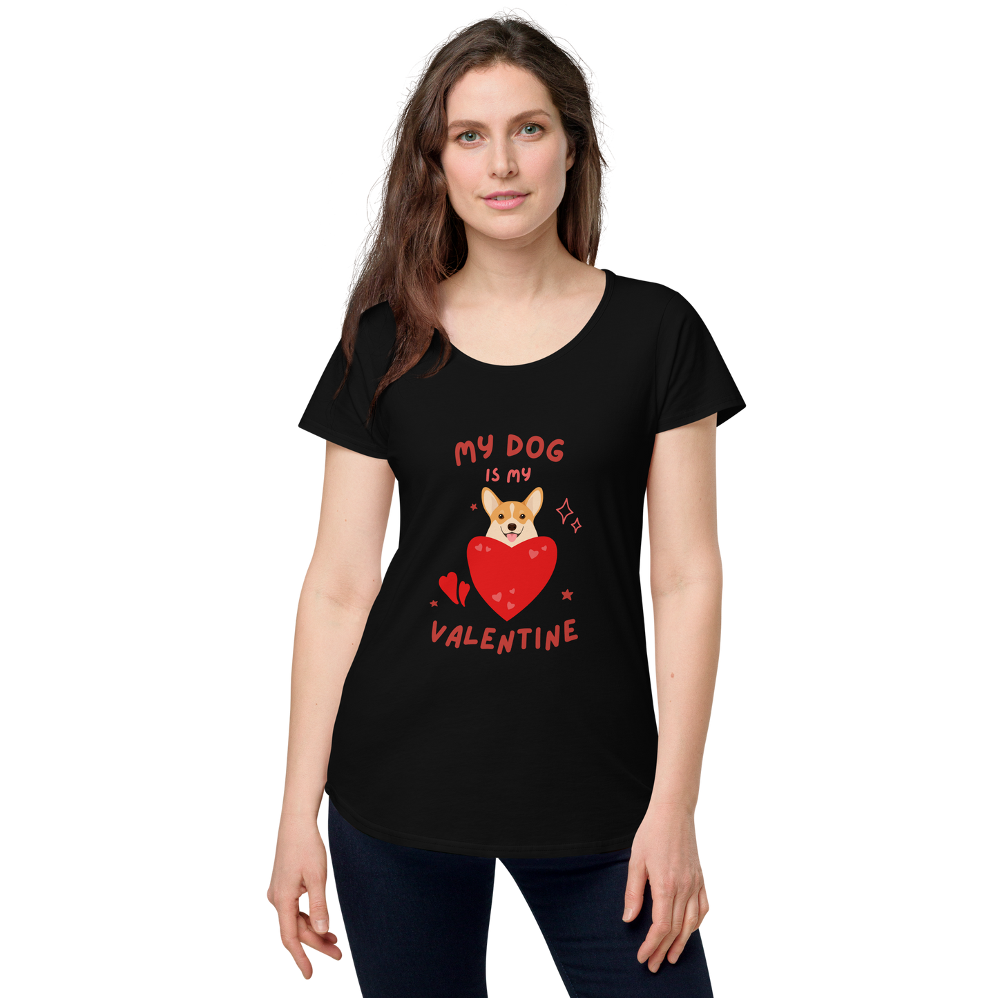 My Puplet - Ladies "Valentine's day" round neck tee