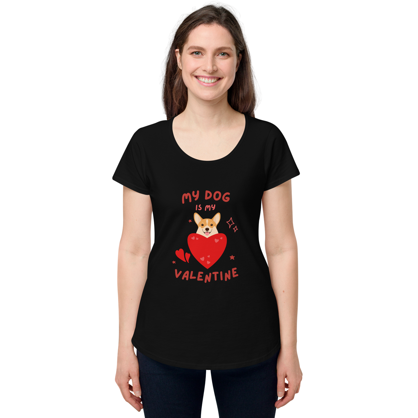 My Puplet - Ladies "Valentine's day" round neck tee