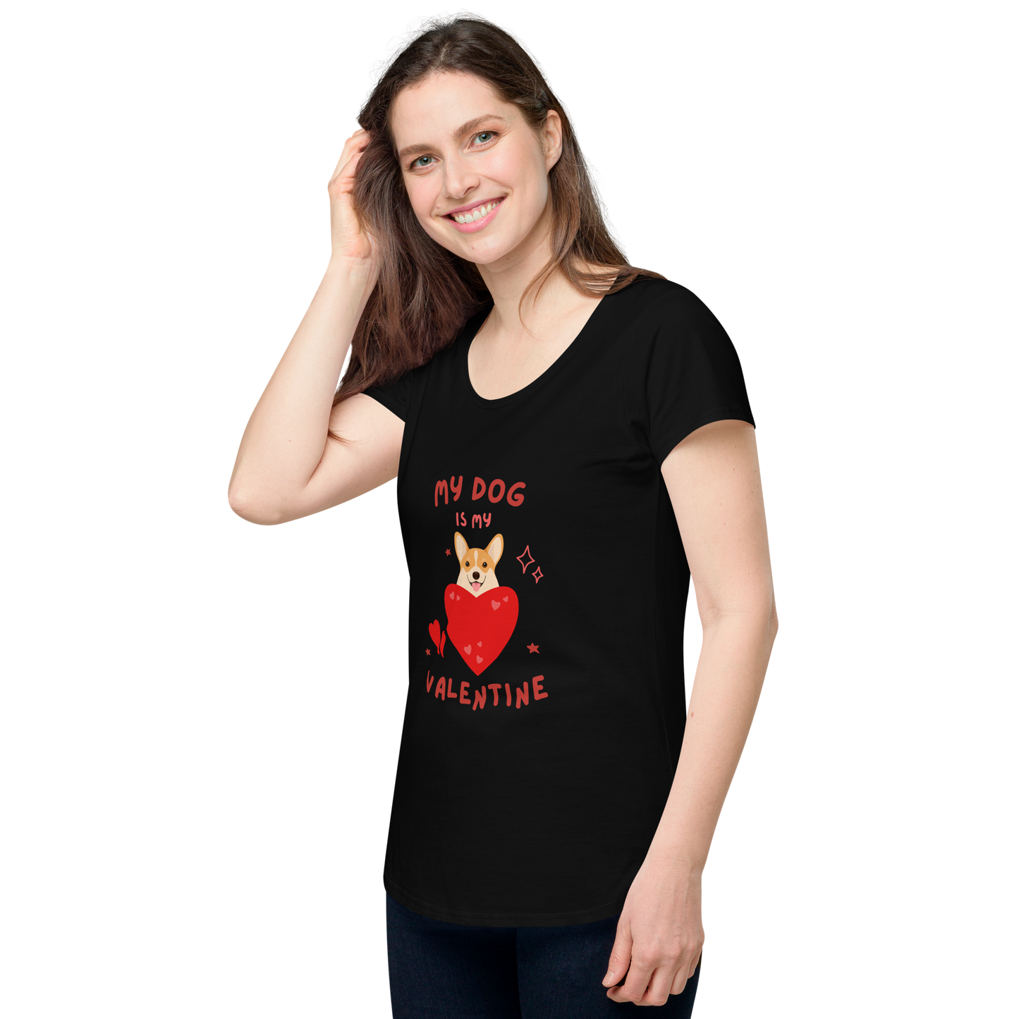 My Puplet - Ladies "Valentine's day" round neck tee