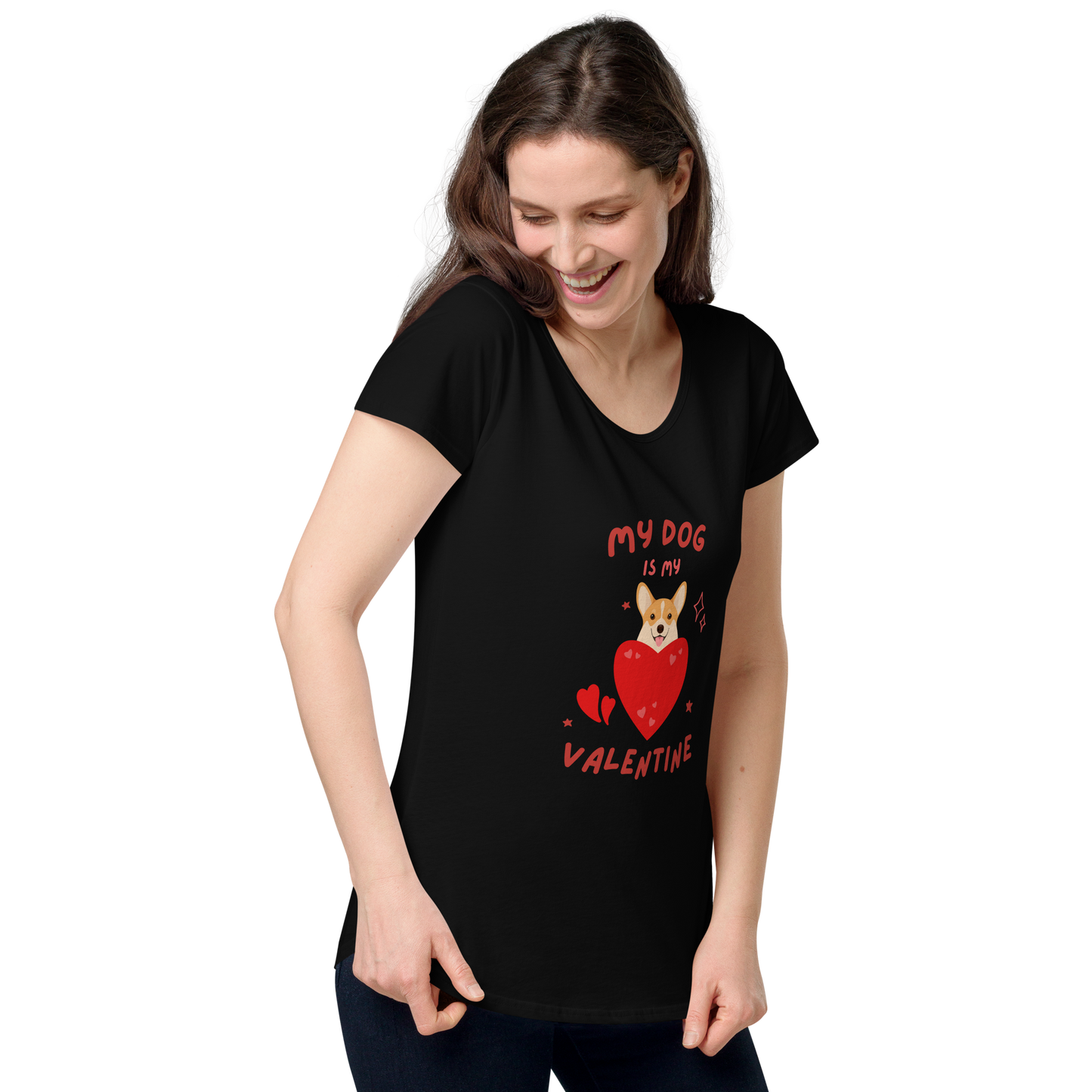 My Puplet - Ladies "Valentine's day" round neck tee