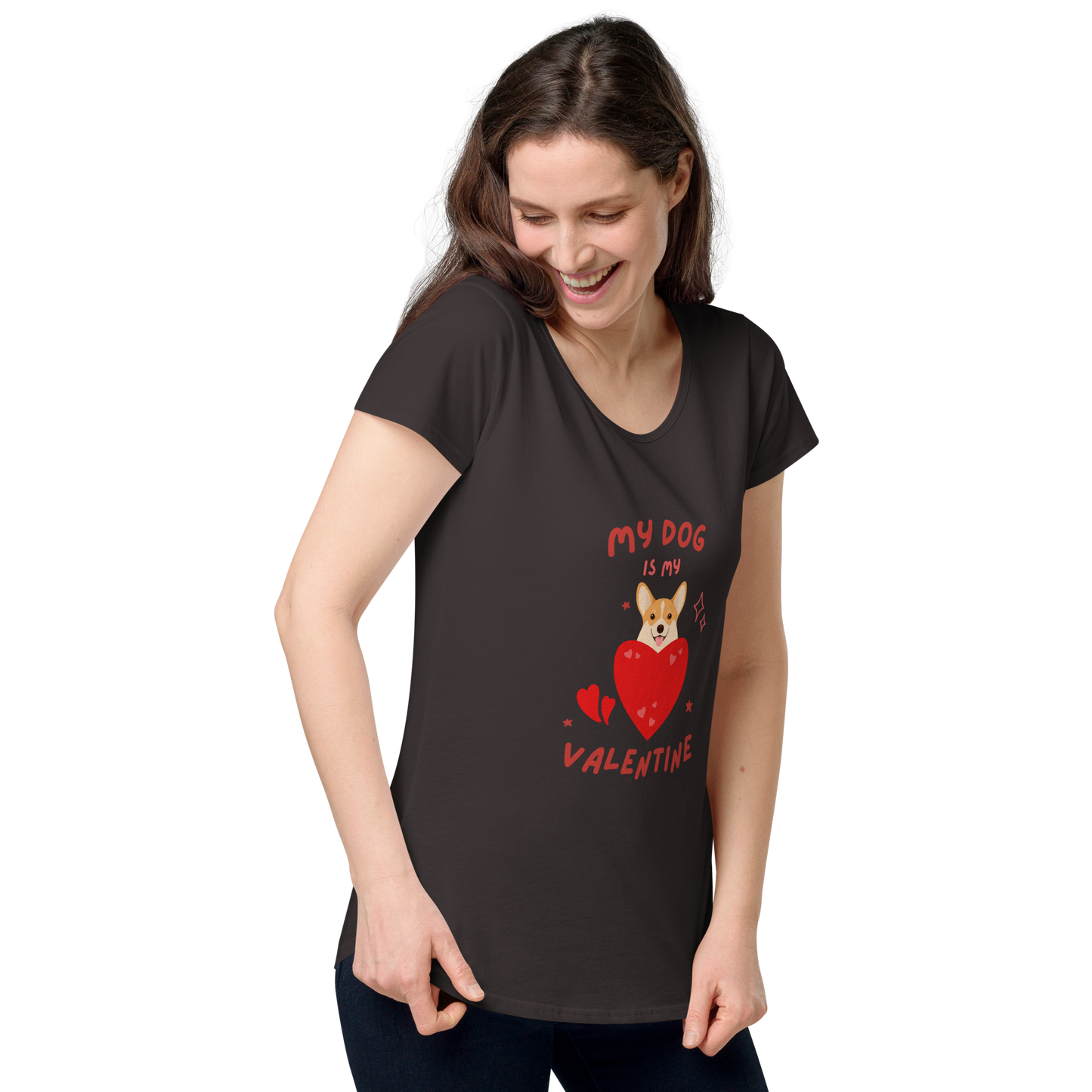 My Puplet - Ladies "Valentine's day" round neck tee