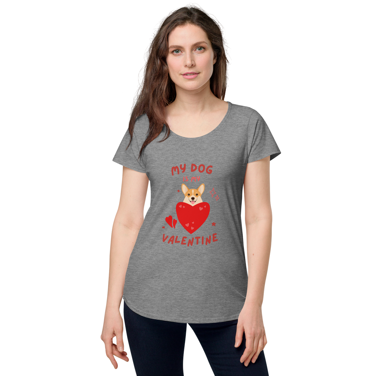 My Puplet - Ladies "Valentine's day" round neck tee