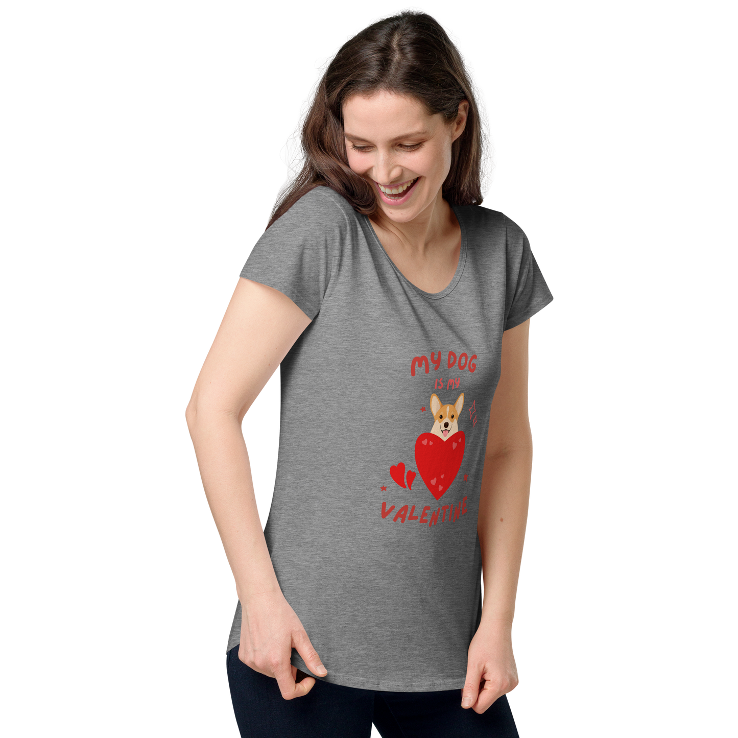 My Puplet - Ladies "Valentine's day" round neck tee