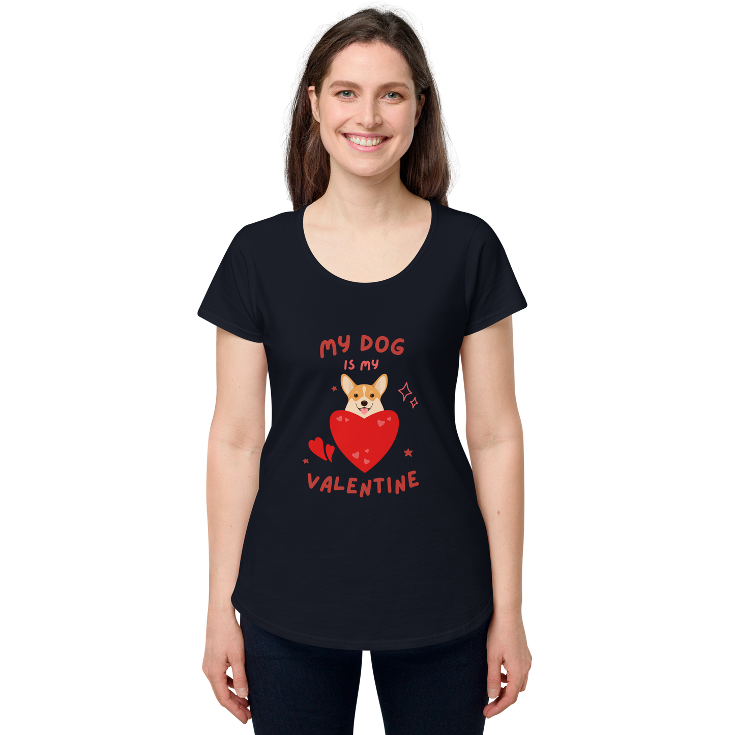 My Puplet - Ladies "Valentine's day" round neck tee