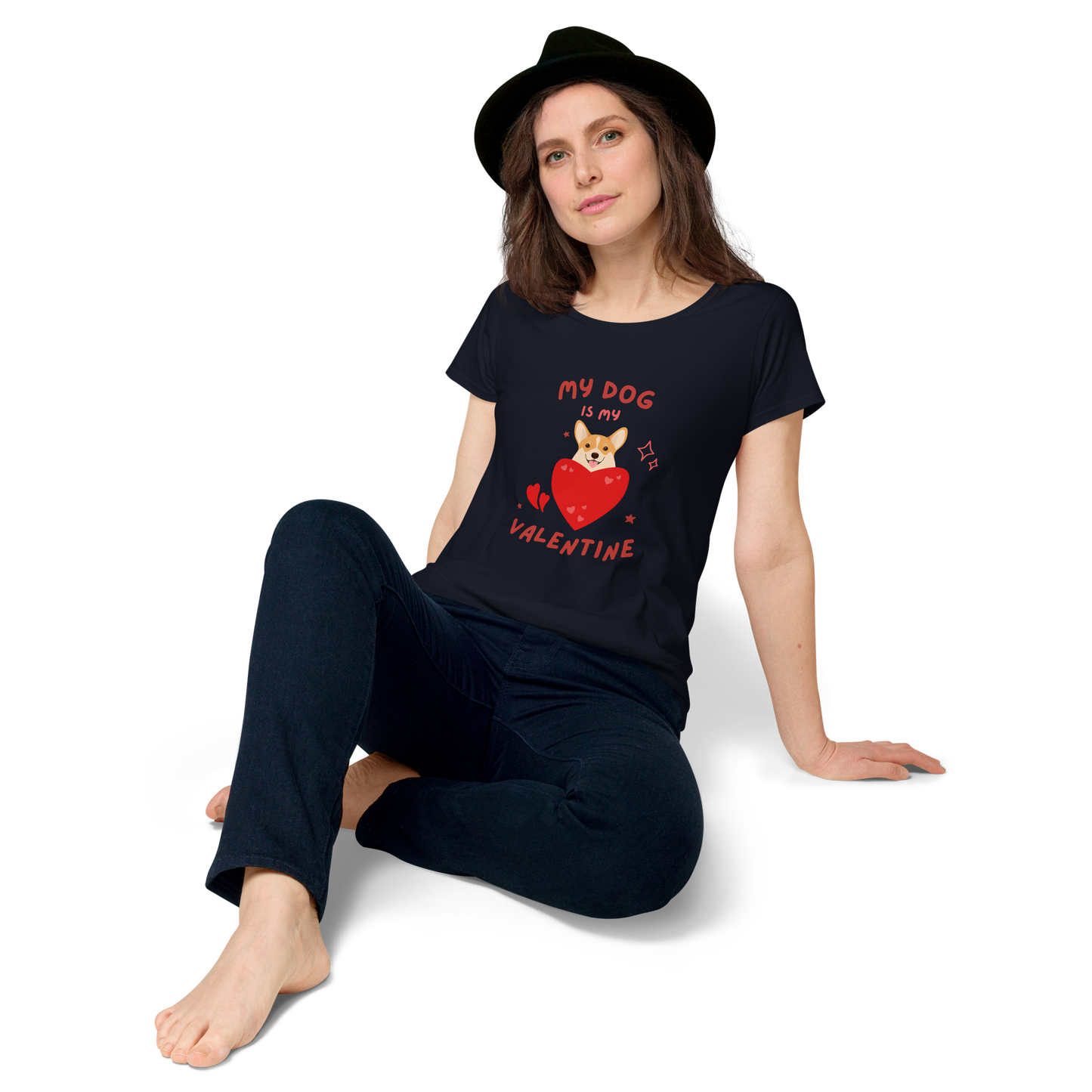 My Puplet - Ladies "Valentine's day" round neck tee