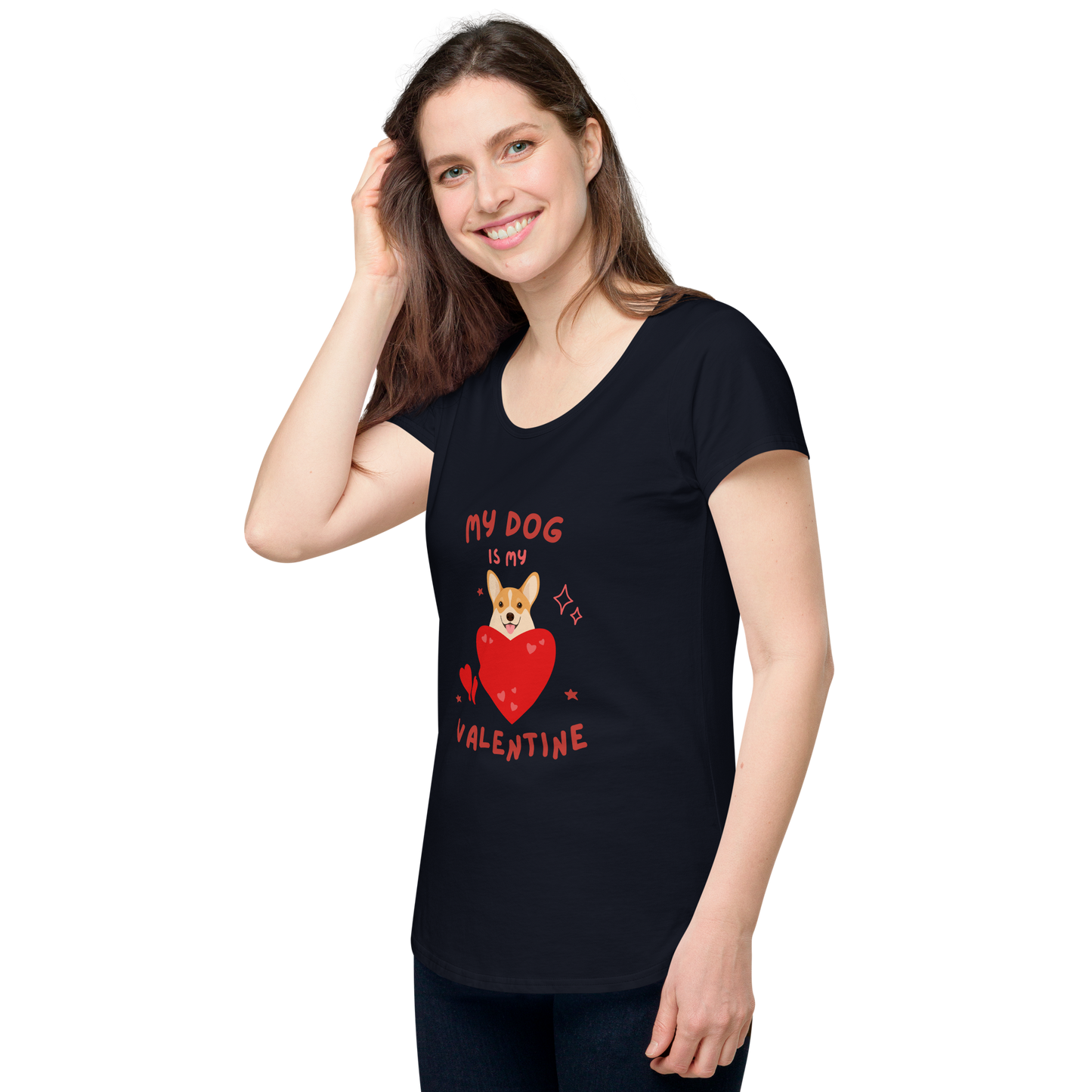 My Puplet - Ladies "Valentine's day" round neck tee