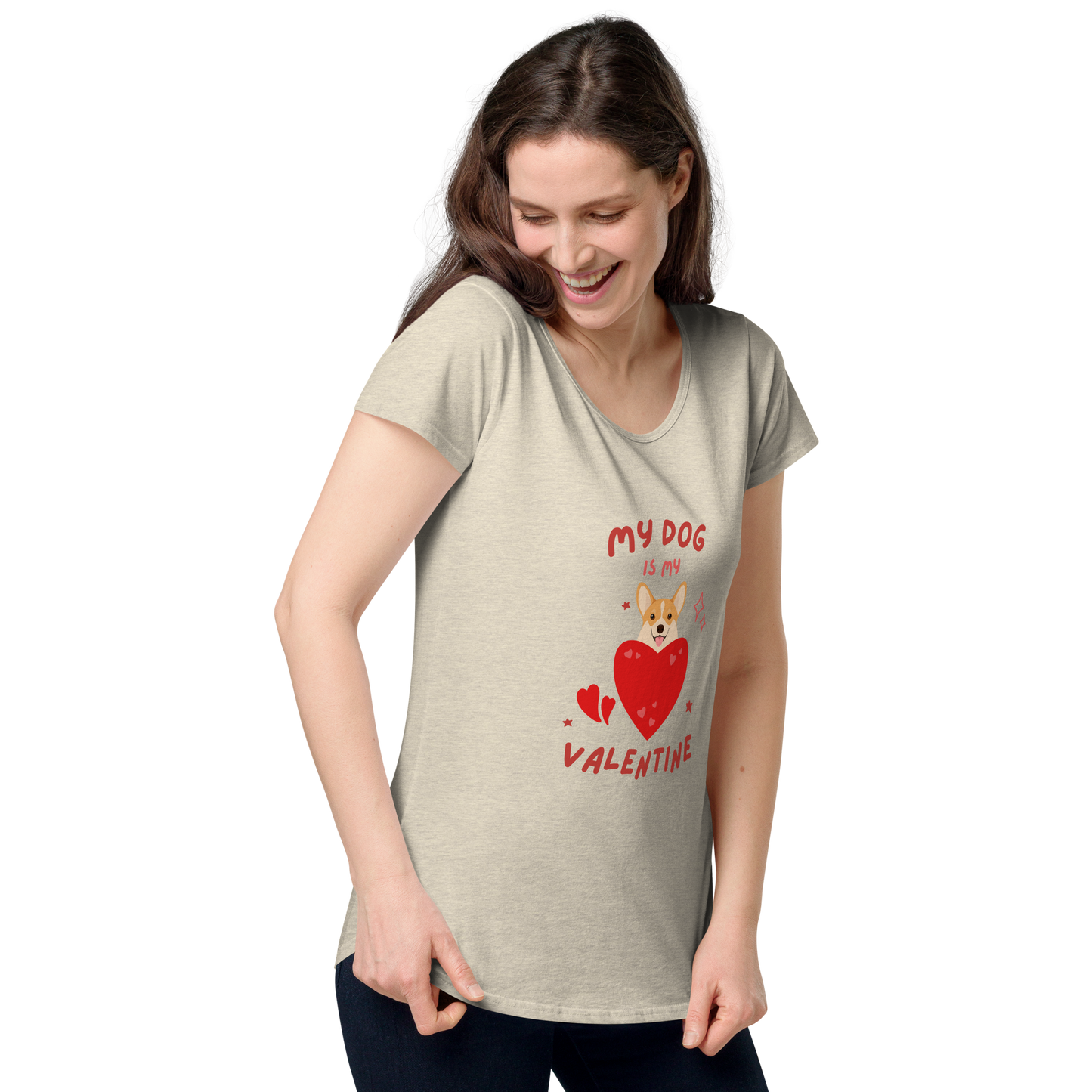 My Puplet - Ladies "Valentine's day" round neck tee