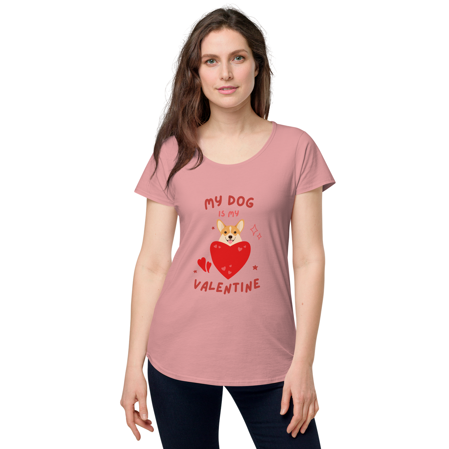 My Puplet - Ladies "Valentine's day" round neck tee