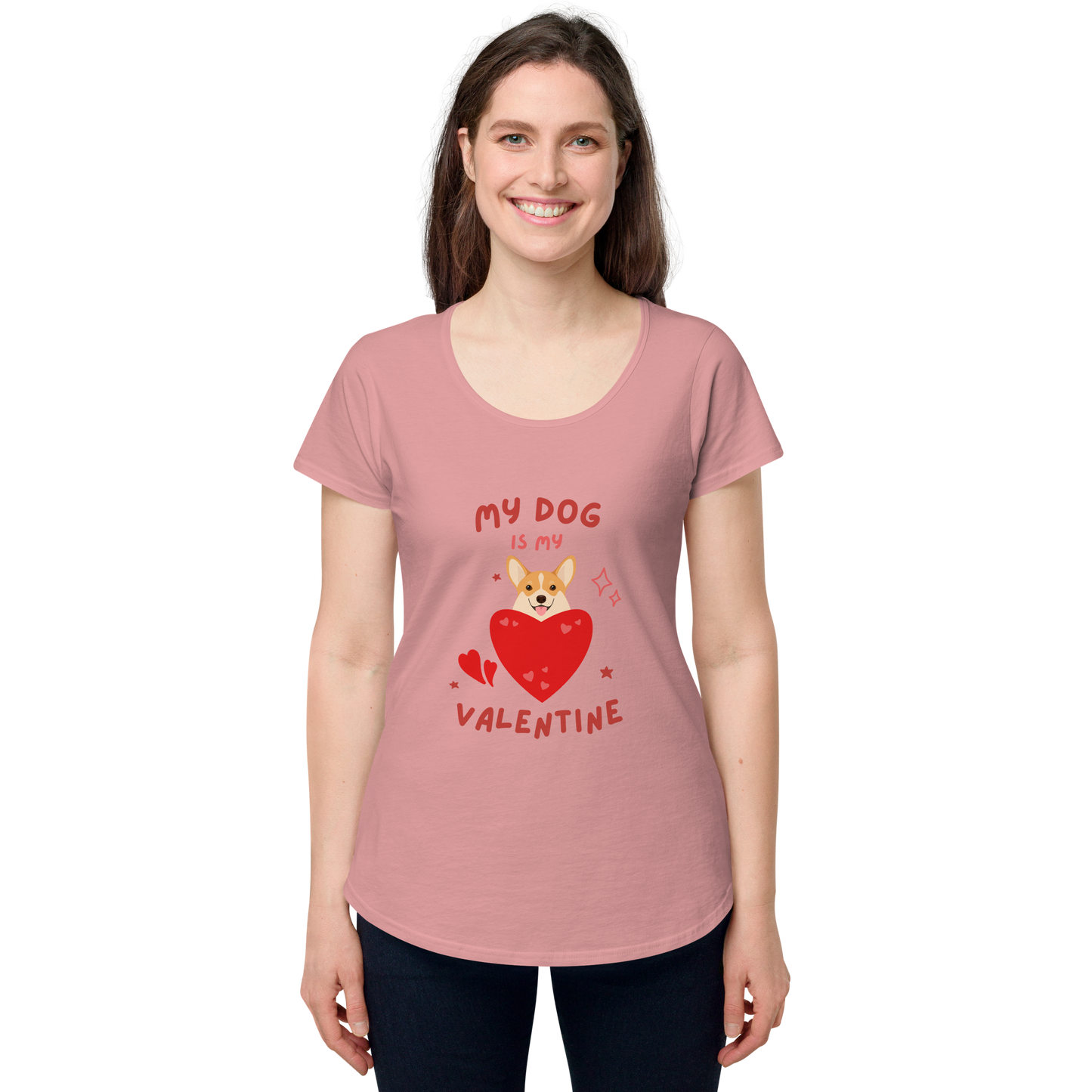 My Puplet - Ladies "Valentine's day" round neck tee