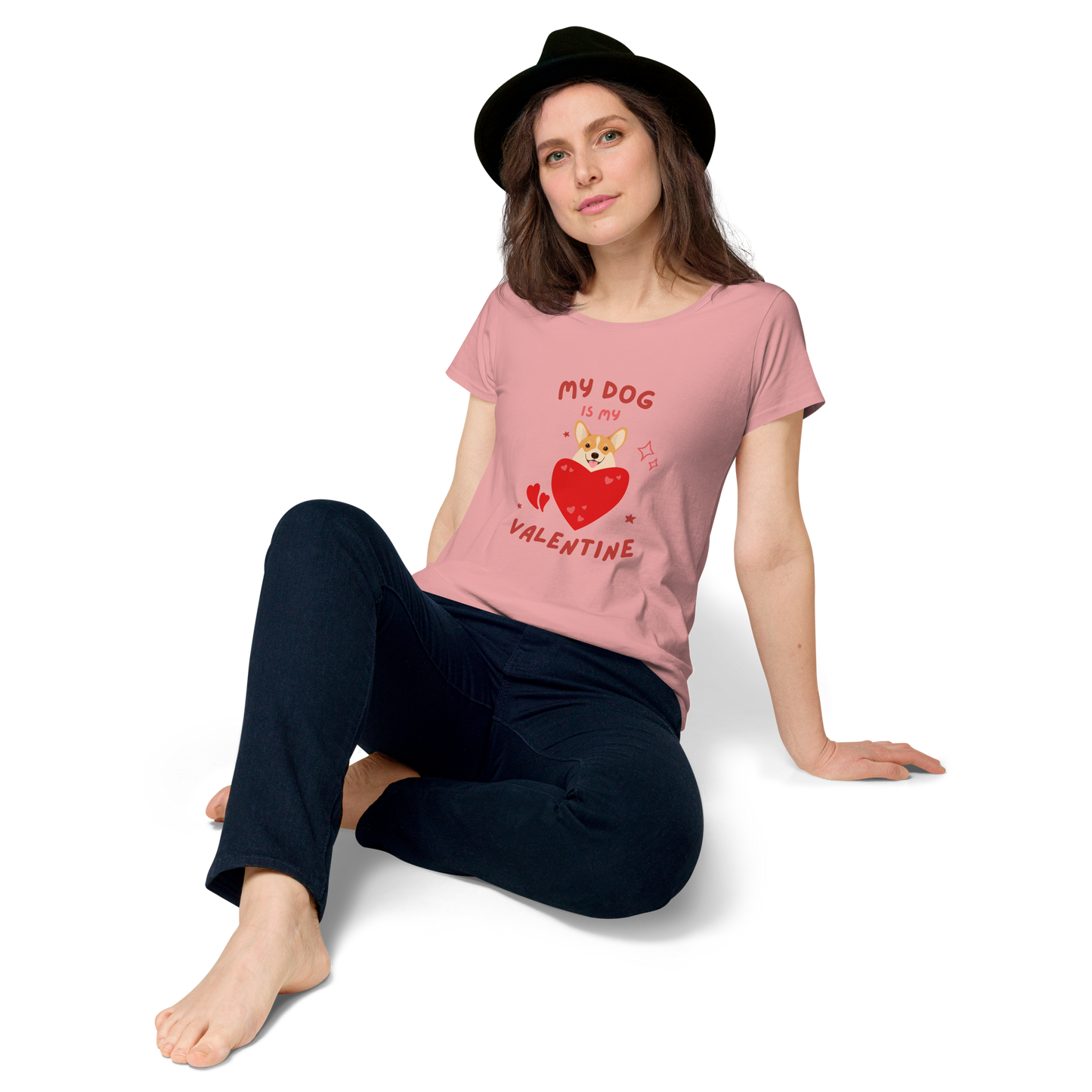 My Puplet - Ladies "Valentine's day" round neck tee