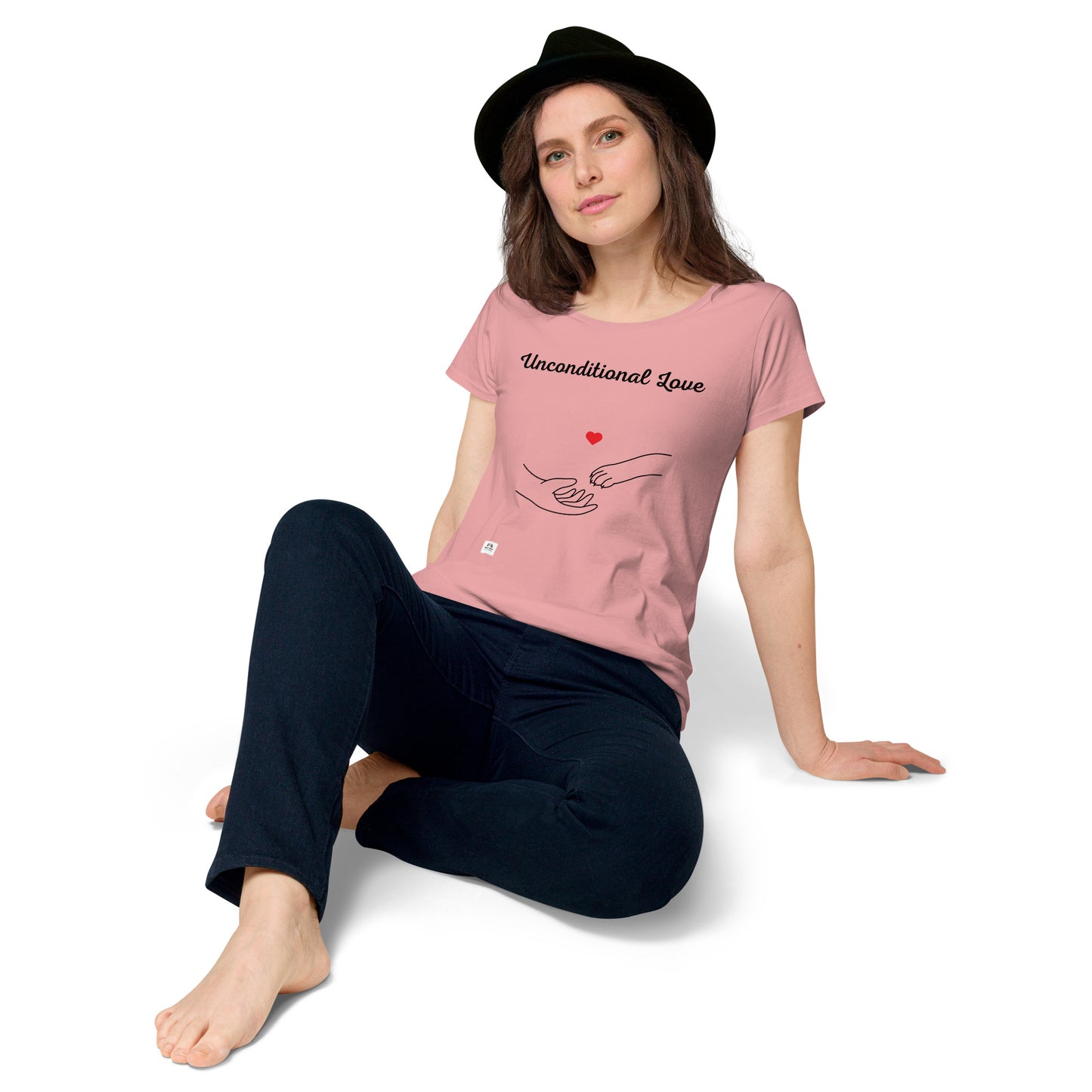 MyPuplet - Ladies  " Unconditional Love"  round neck tee