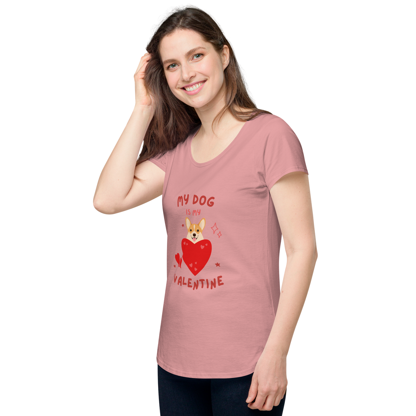 My Puplet - Ladies "Valentine's day" round neck tee