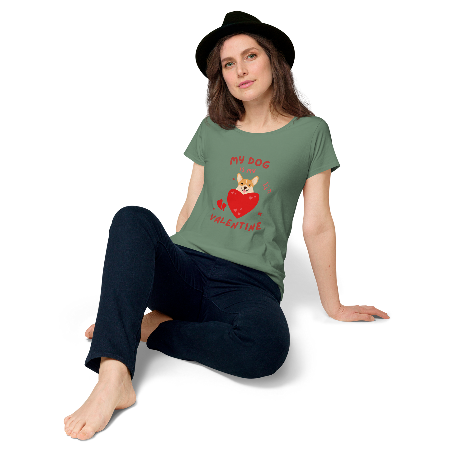 My Puplet - Ladies "Valentine's day" round neck tee