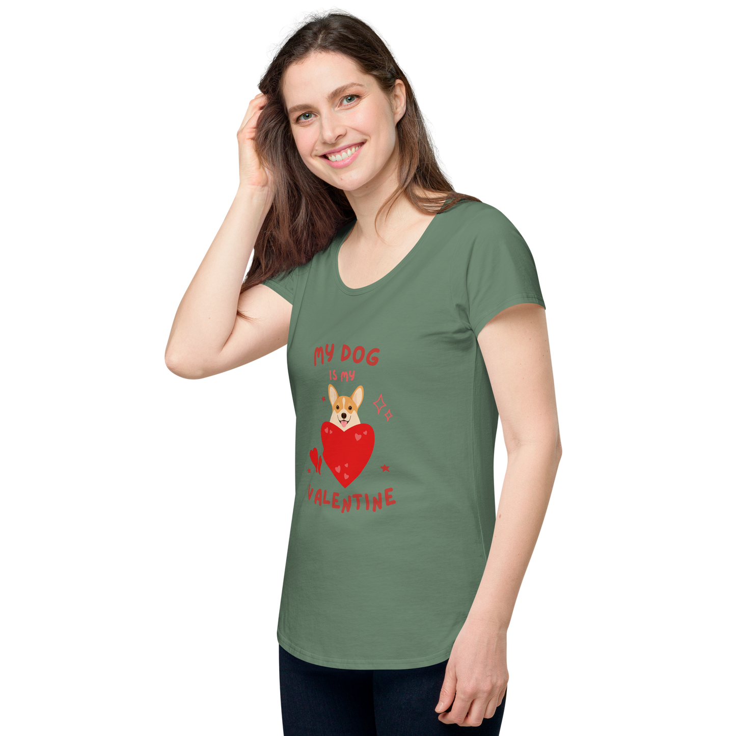 My Puplet - Ladies "Valentine's day" round neck tee