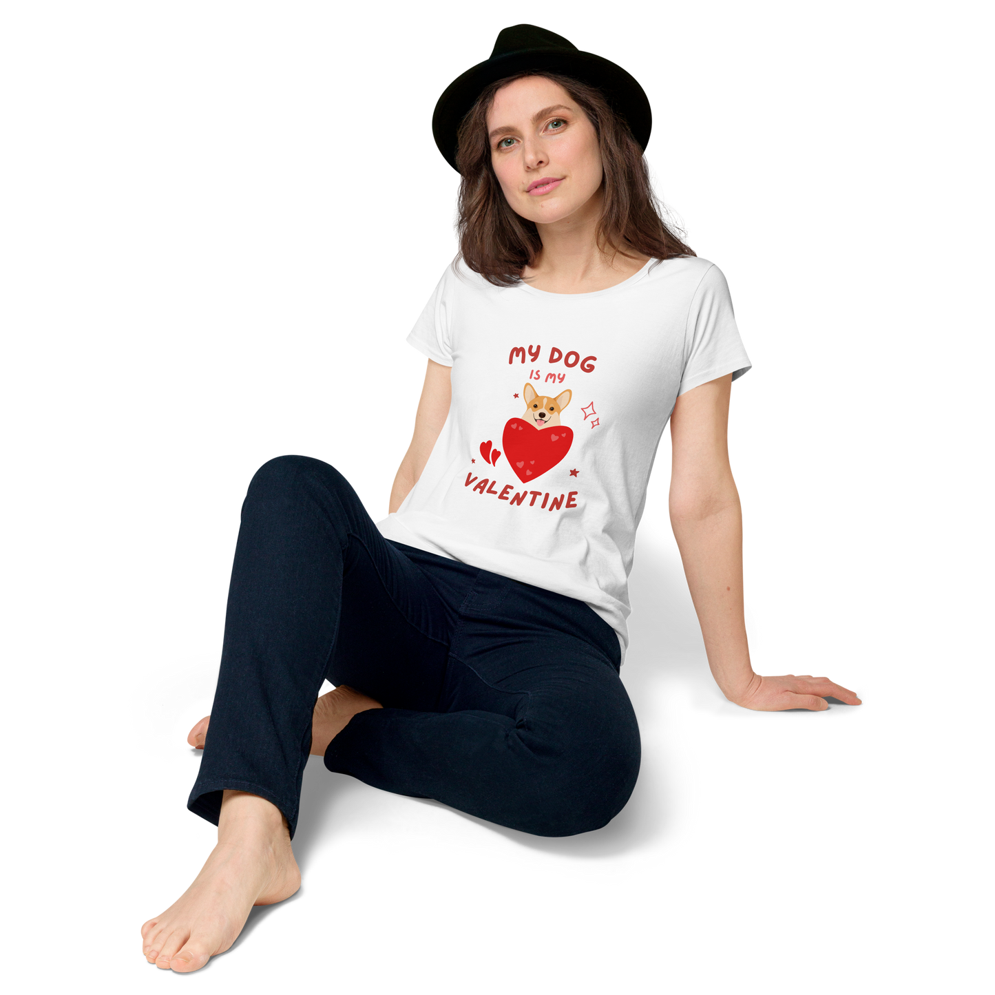 My Puplet - Ladies "Valentine's day" round neck tee