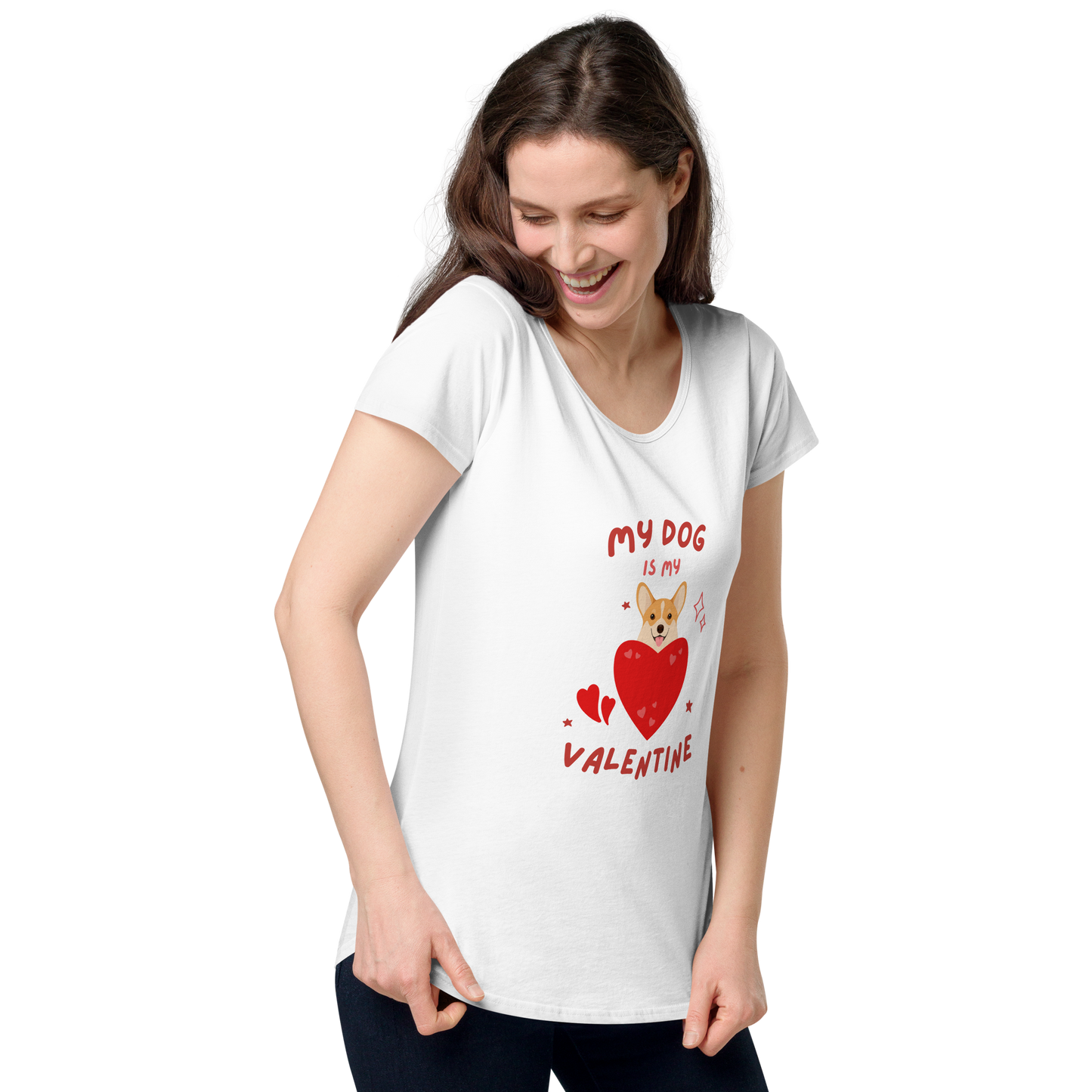 My Puplet - Ladies "Valentine's day" round neck tee